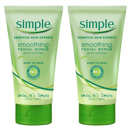 Kind to Skin Facial Scrub Smoothing 5 oz, Twin Pack