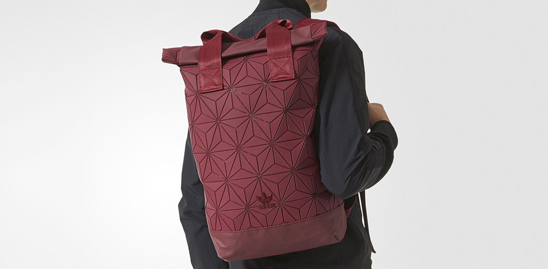 adidas 3d roll top backpack red