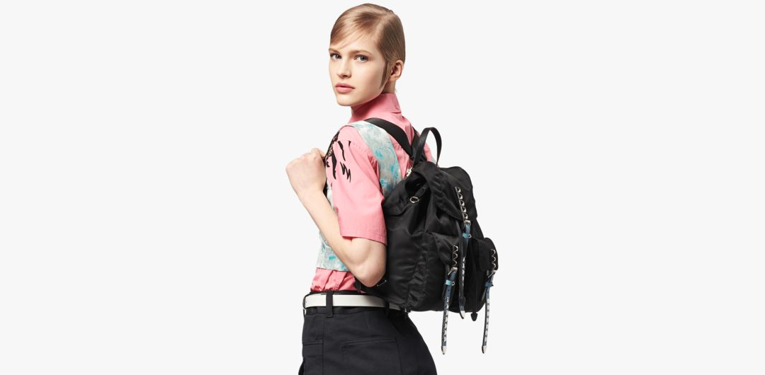 backpack prada nylon