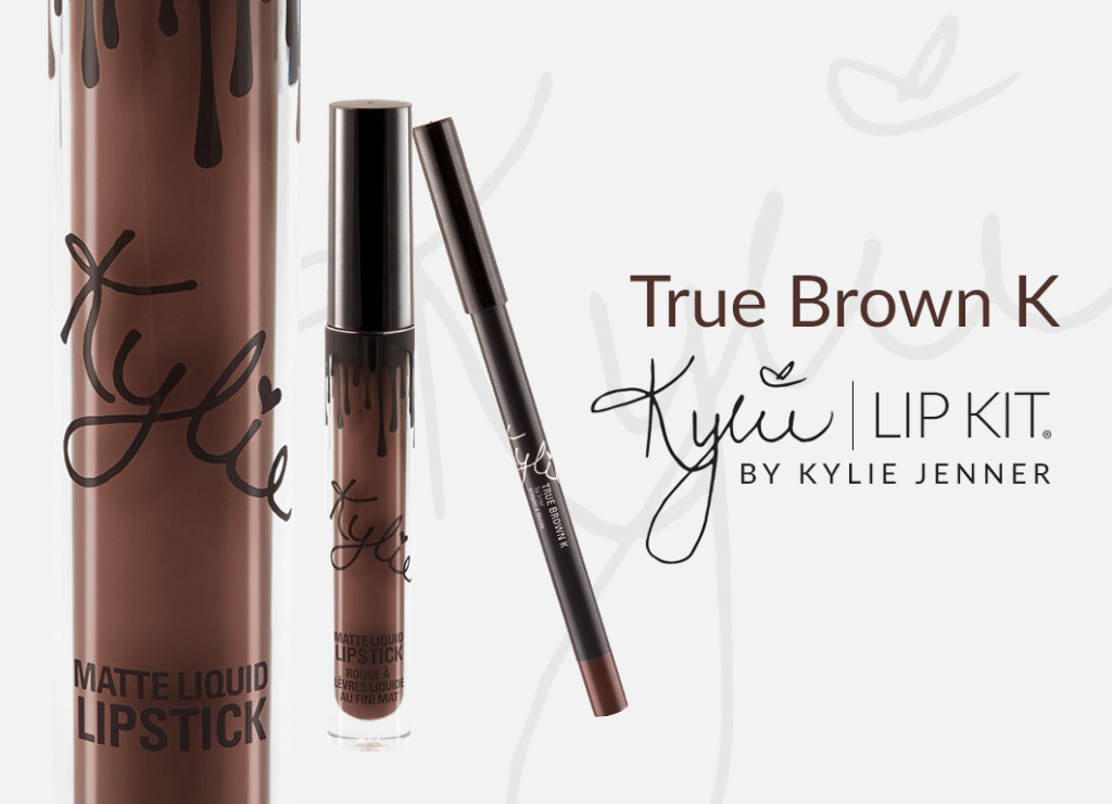 TRUE BROWN K Kylie Lip Kit Liquid Lip Bottles