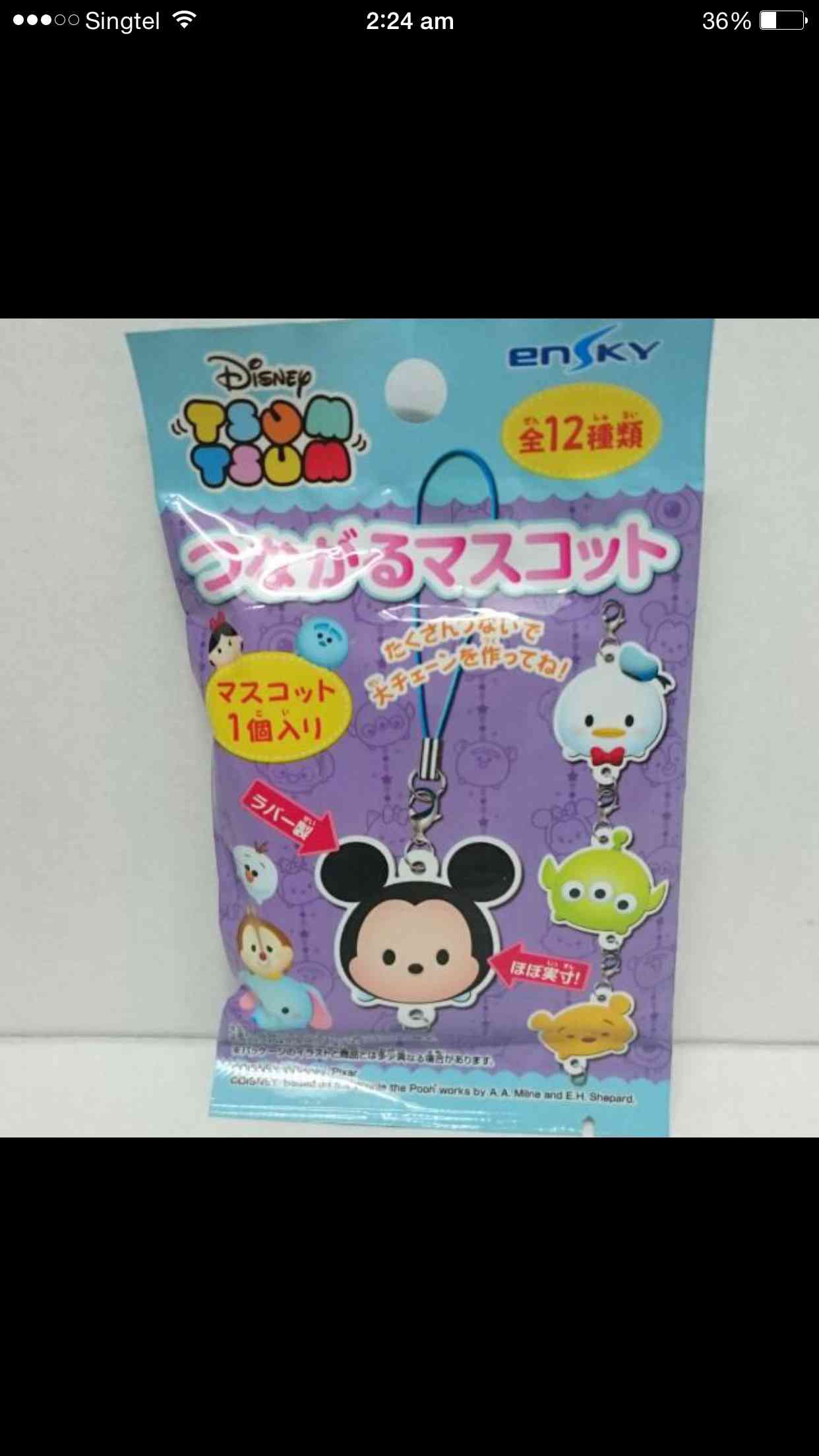 Tsum tsum keychain blind bag