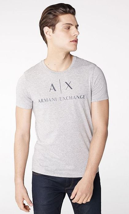 Armani Exchange CLASSIC LOGO CREWNECK TEE