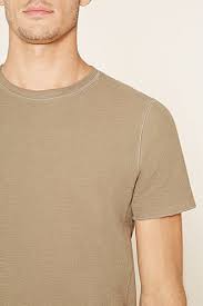 Forever21 Ribbed Slub Knit Te