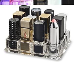 (Fits Large Based Lipsticks) Acrylic Oversized Lipstick Organizer