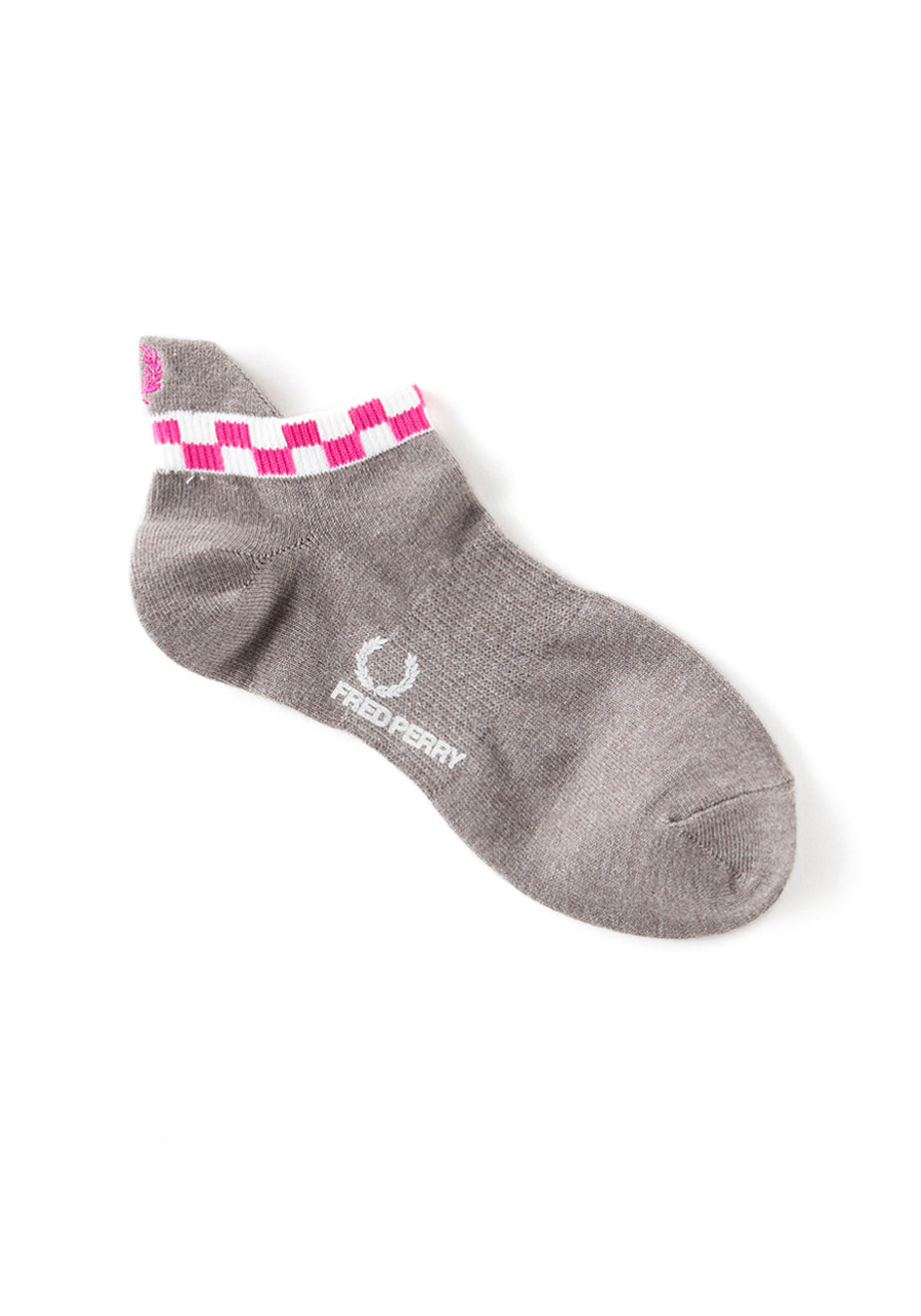 CHECKER ANKLE SOCKS