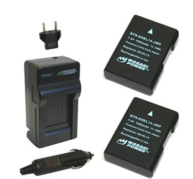 Wasabi Power Battery (2-Pack) and Charger