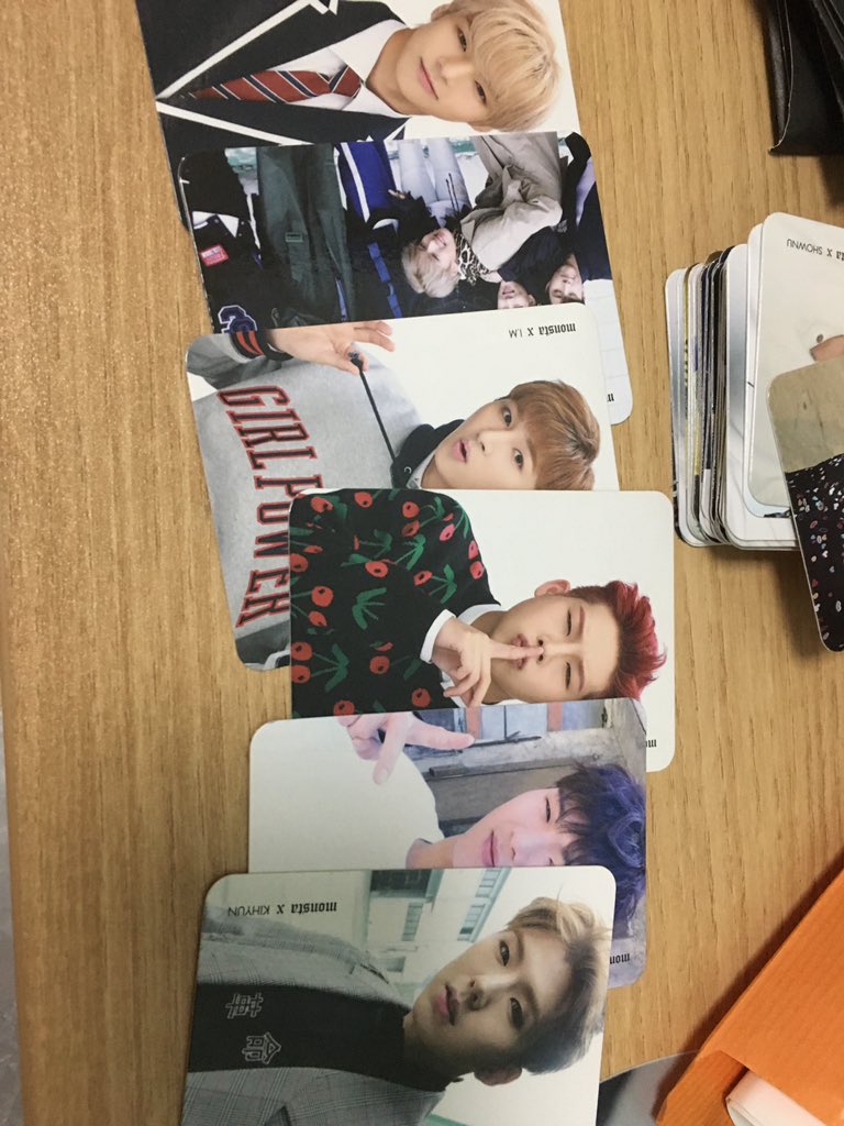 MONSTA X PHOTOCARDS (VARIOUS