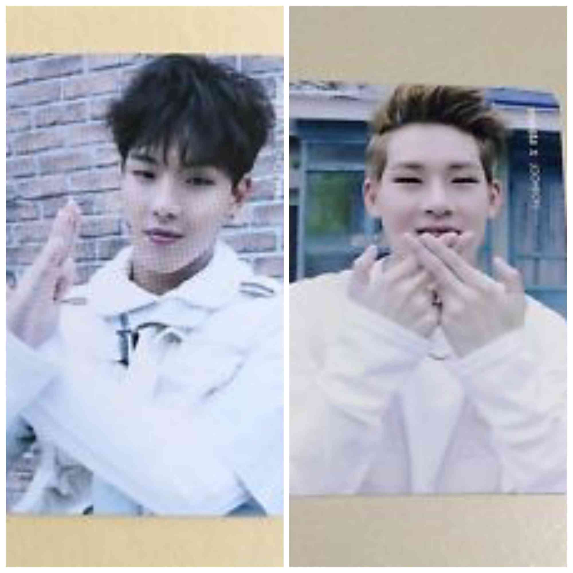 Monsta X Broadcasting cards
