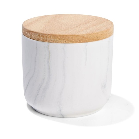 Marble Patterned Canister - Small