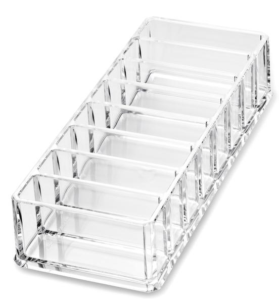Acrylic (Standard Size) Compact Organizer Provides 8+ Spaces
