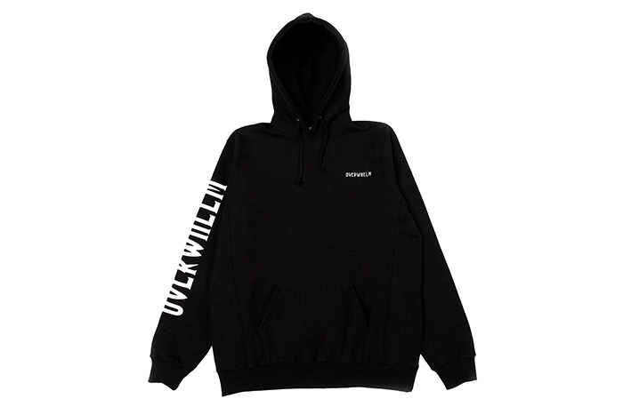 Overwhelm hoodie black
