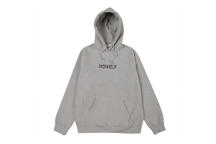 Overwhelm short grey hoodie