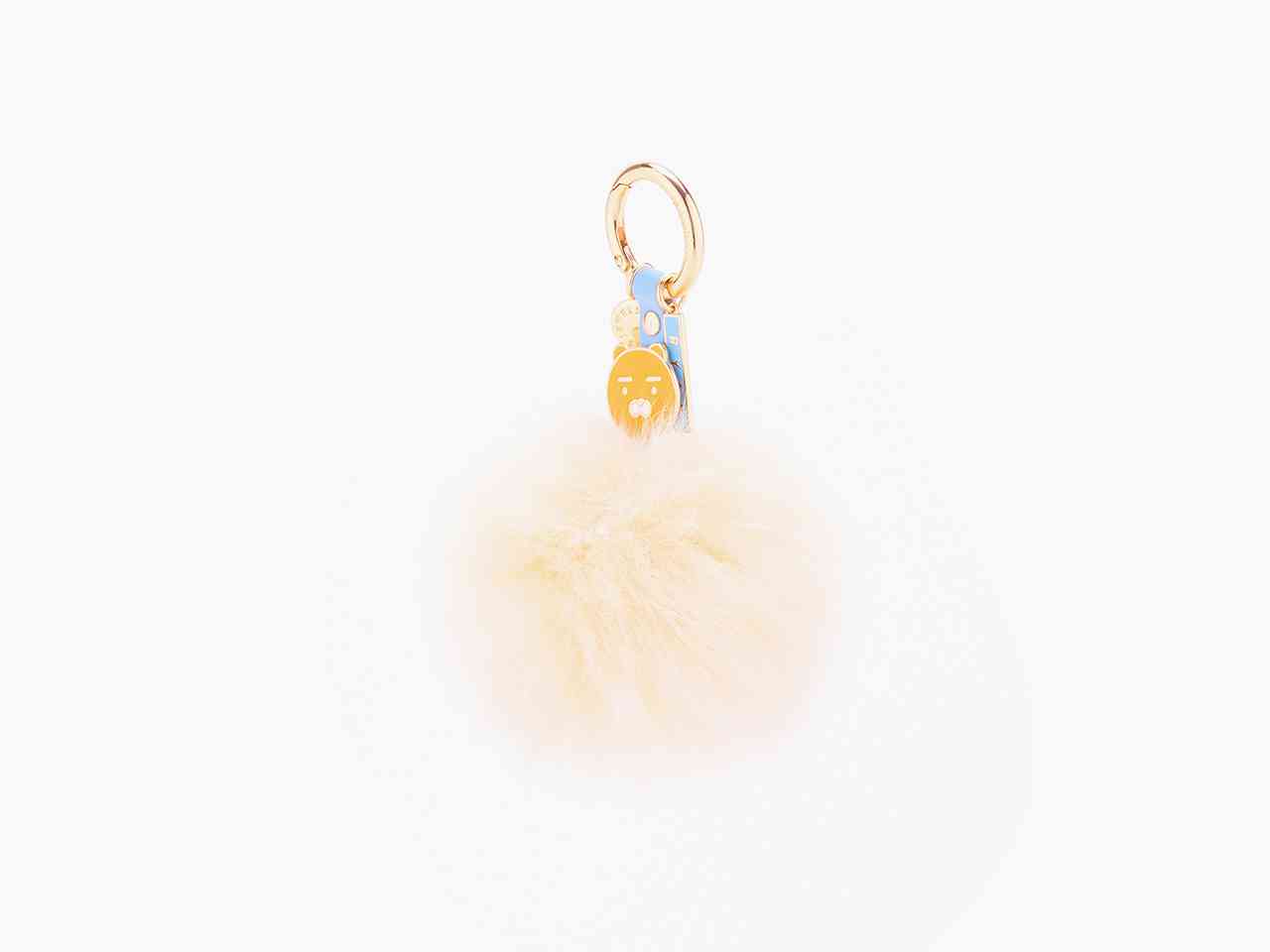 ryan pompom keychain