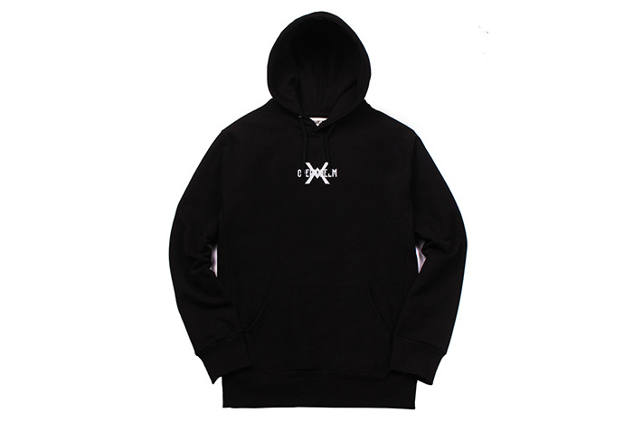 overwhelm x logo hoodie