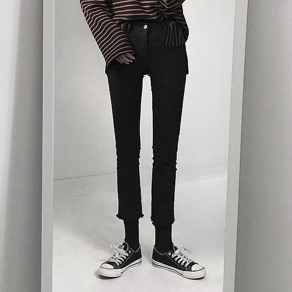 bonzishop black ankle skinny