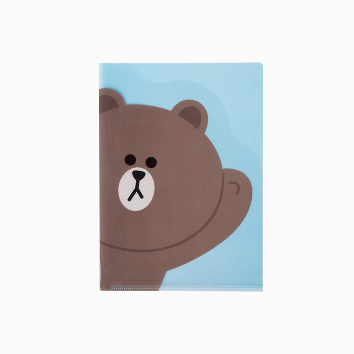 Brown A5 file folder