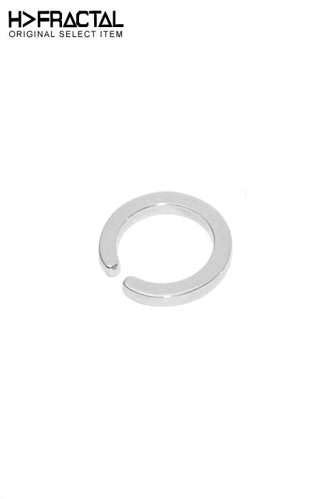 HFRACTAL CIRCLE EAR CUFF (SILVER)