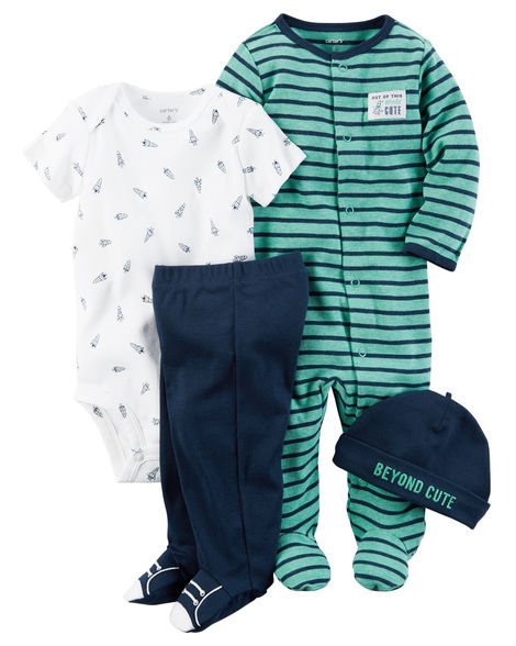 Carter's 4-Piece Babysoft Take-Me-Home Set