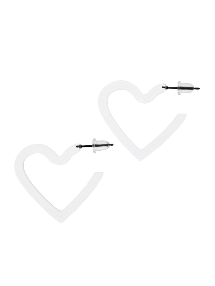 Heart Hoop Earrings
