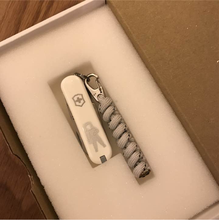 White with cord