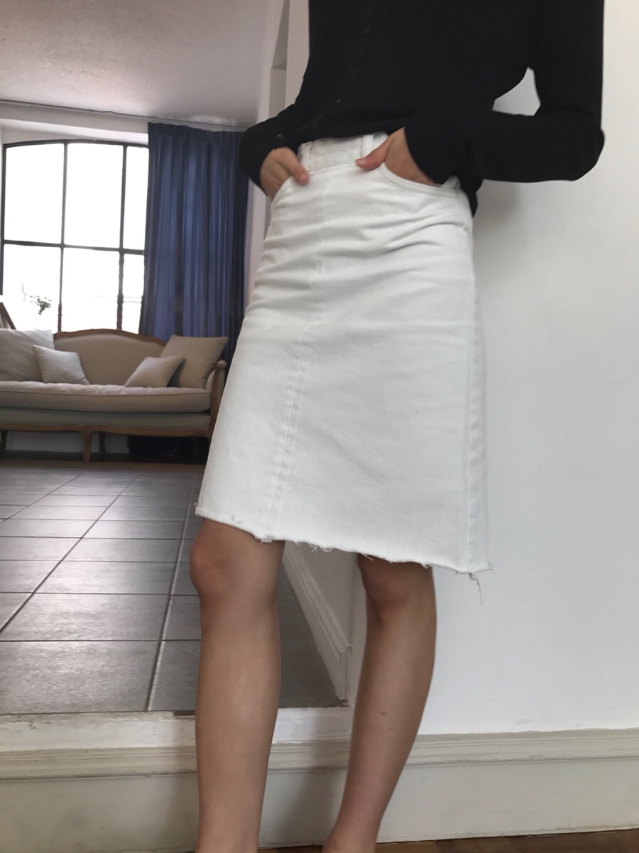 Ice Denim Skirt