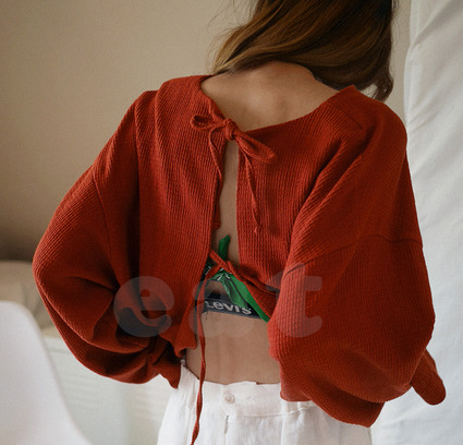 Back Ribbon Top