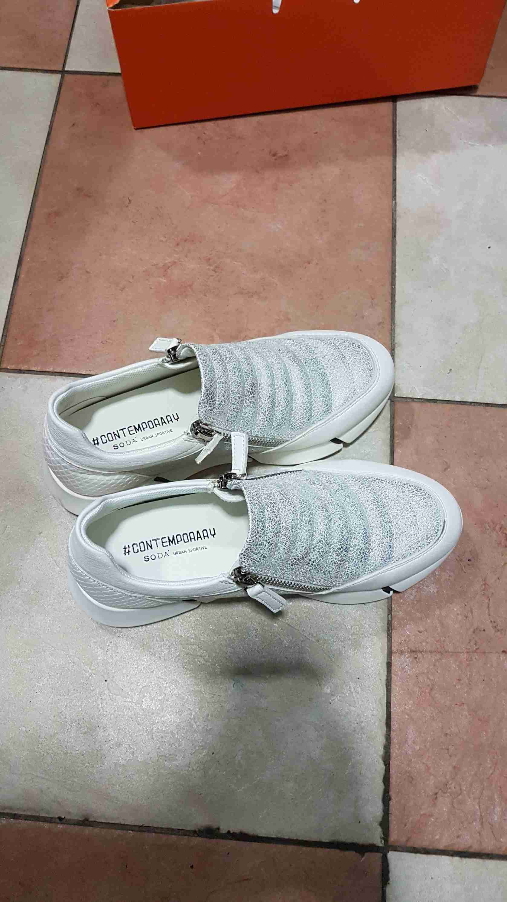 White sneaker