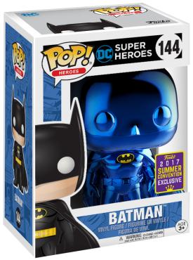 blue chrome batman funko