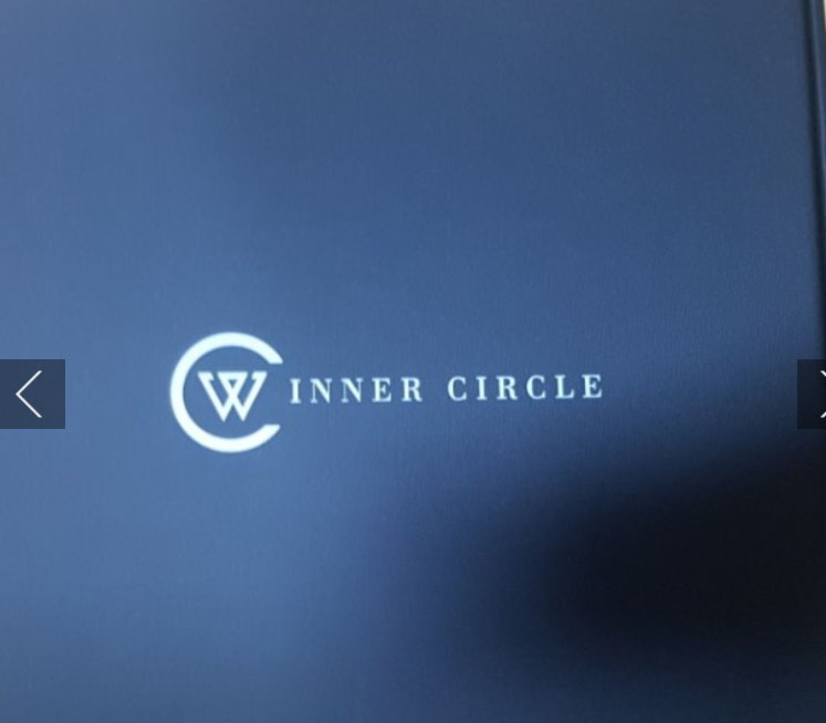 Winner lightstick and 1st membership package box