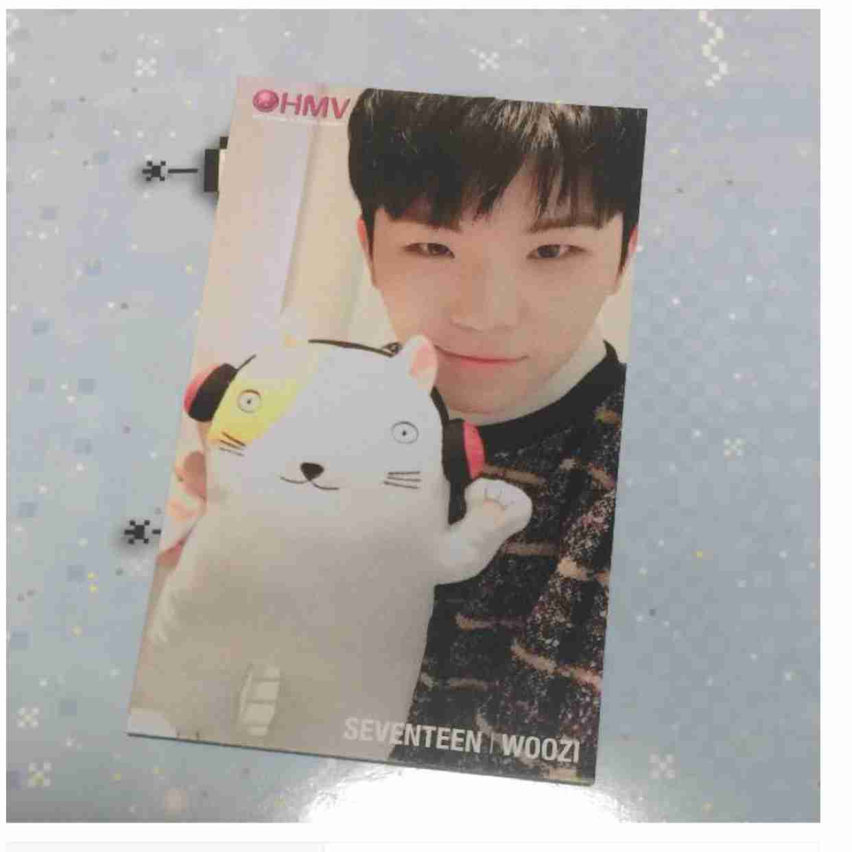 Woozi hmv photocard