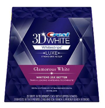 3D White Whitestrips Glamorous White