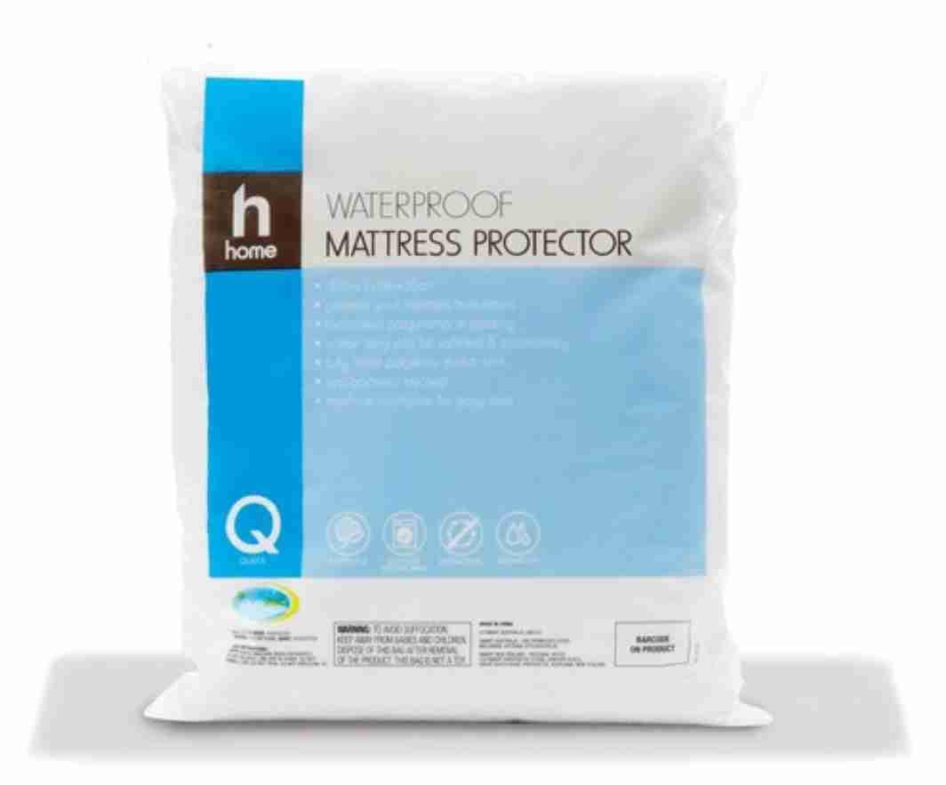 Waterproof Fitted Mattress Protector - Queen Bed