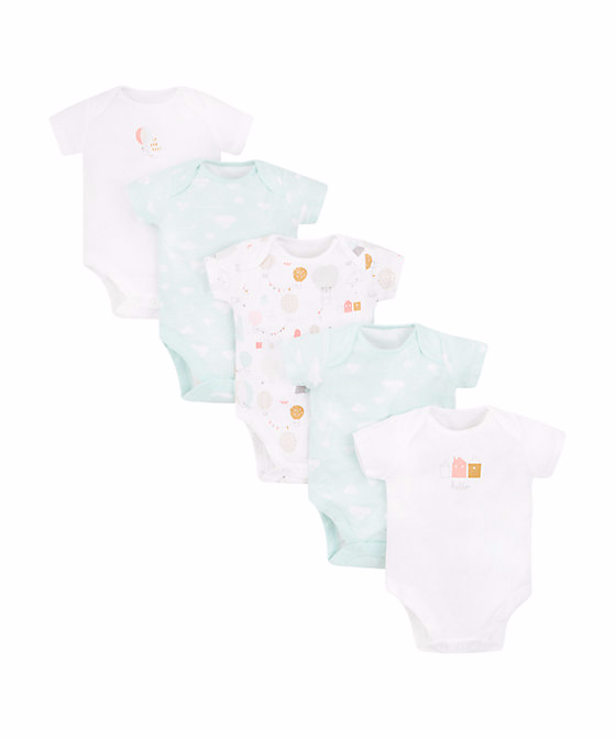 Up and Away Bodysuits - 5 pack
