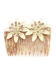 Color Metal Flower Comb
