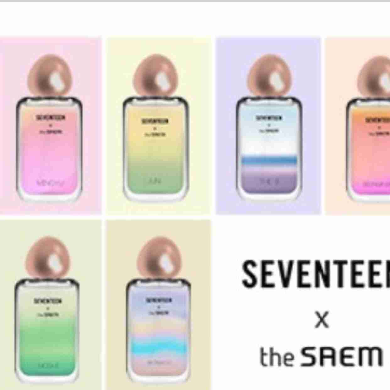 seventeen x the saem perfume