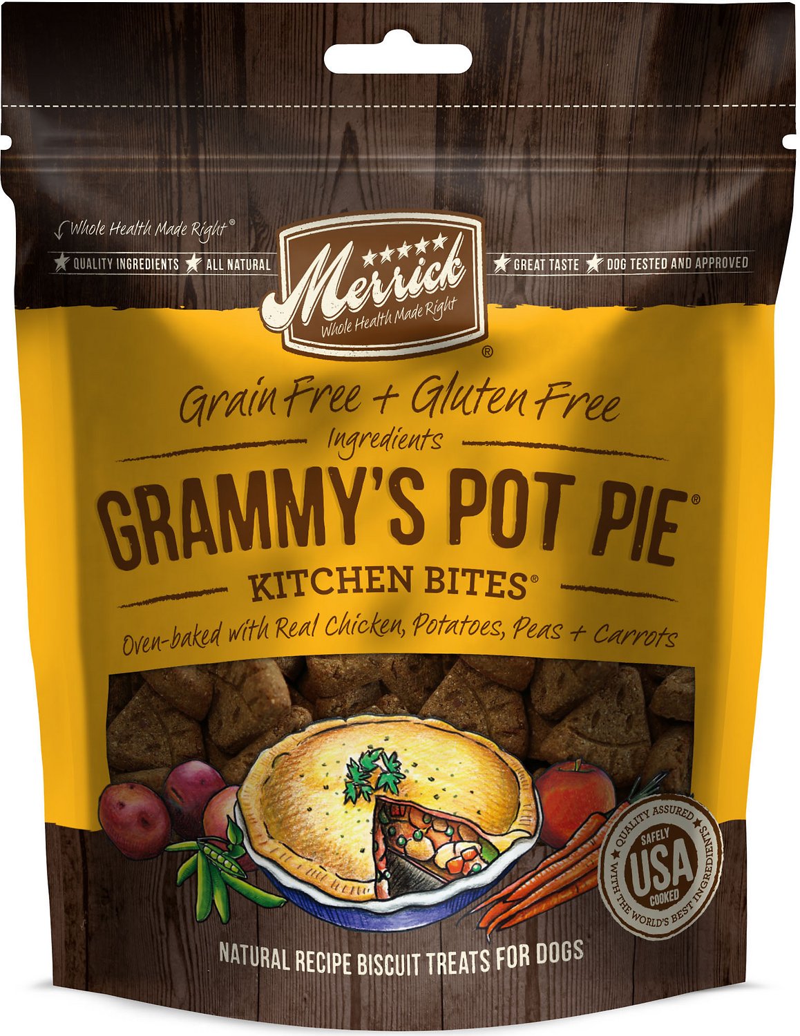 Bites Grammy's Pot Pie Grain-Free Biscuits Dog Treats