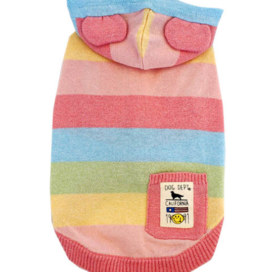 Pastel border knit