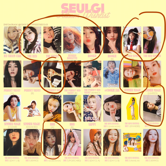 Seulgi pcs