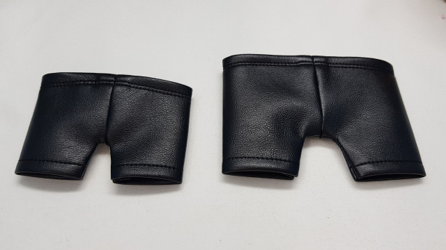 Black Dark Leather Pants