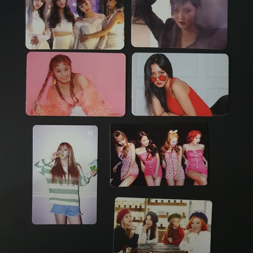 4 Mamamoo Photocards