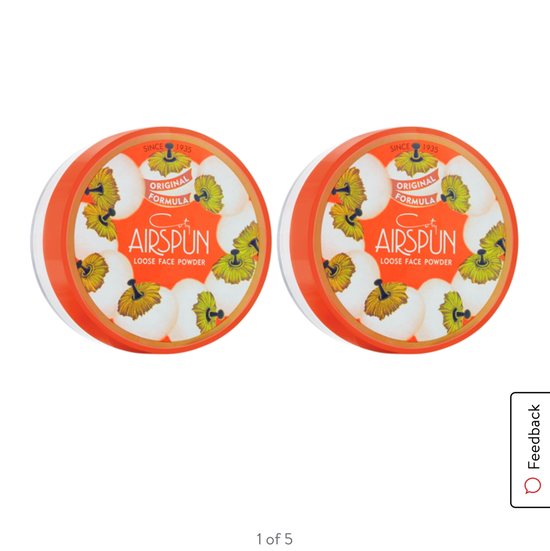 Loose Face Powder 2.3 oz. Translucent Extra Coverage, Twin Pack