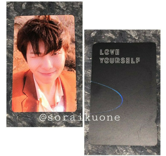 BTS Official Album Photocard RM [Love Yourself Tear Y ver.]
