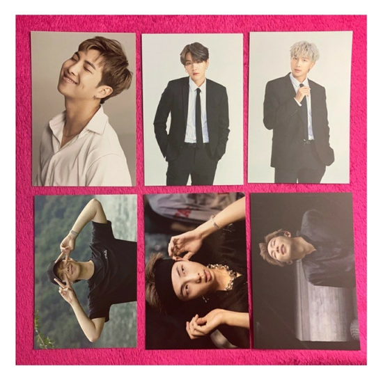 Official Postcard Photoset BTS RM SUGA Army Kit BBC Inthesoop ITS Bluray