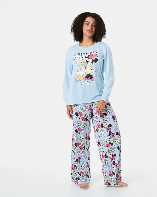 Disney License Long Sleeve Top and Pants Knit Pyjama Set